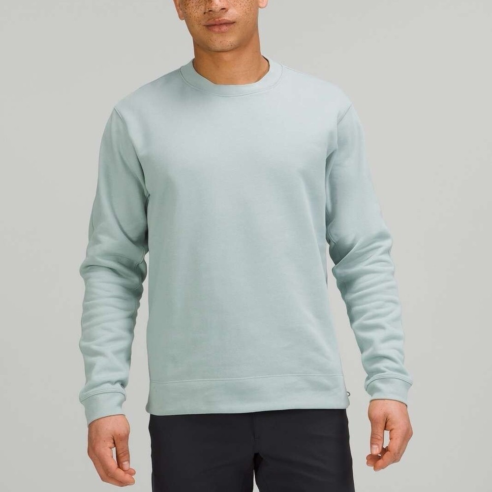NWT Lululemon French Terry Oversized Long Sleeve Crewneck Sweatshirt SVBL - XL